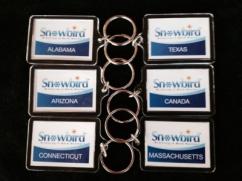 Snowbirds State or Province Key Chains