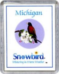 Snowbirds Michigan Magnet