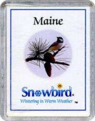 Snowbirds Maine Magnet