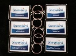 Snowbirds State or Province Key Chains
